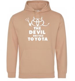 Чоловіча толстовка (худі) The devil drives toyota Чоловіча толстовка (худі) The devil drives toyota