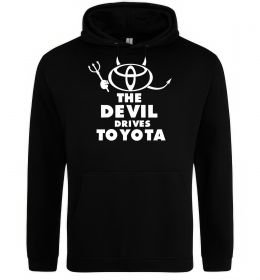 Жіноча толстовка (худі) The devil drives toyota