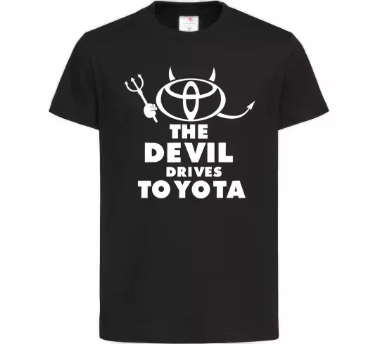 Детская футболка The devil drives toyota Черный фото