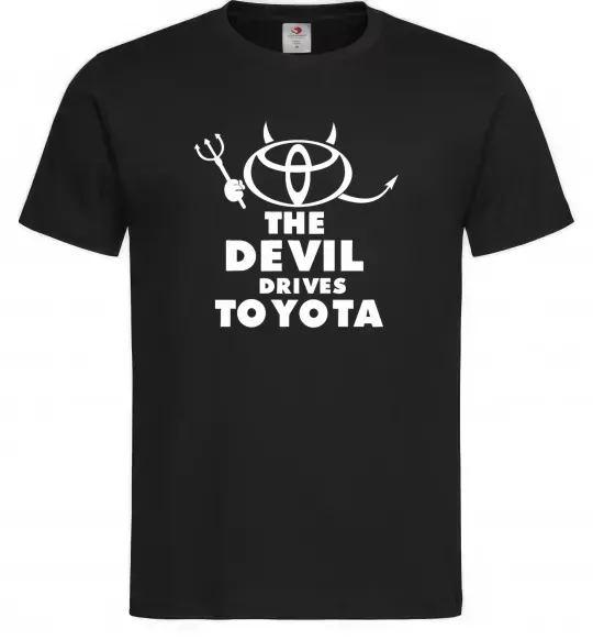 Чоловіча футболка The devil drives toyota Чорний фото