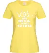Жіноча футболка The devil drives toyota Лимонний Жіноча футболка The devil drives toyota Лимонний фото