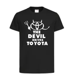Детская футболка The devil drives toyota Черный фото