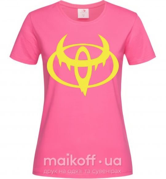 Жіноча футболка Evil toyota Яскраво-рожевий фото