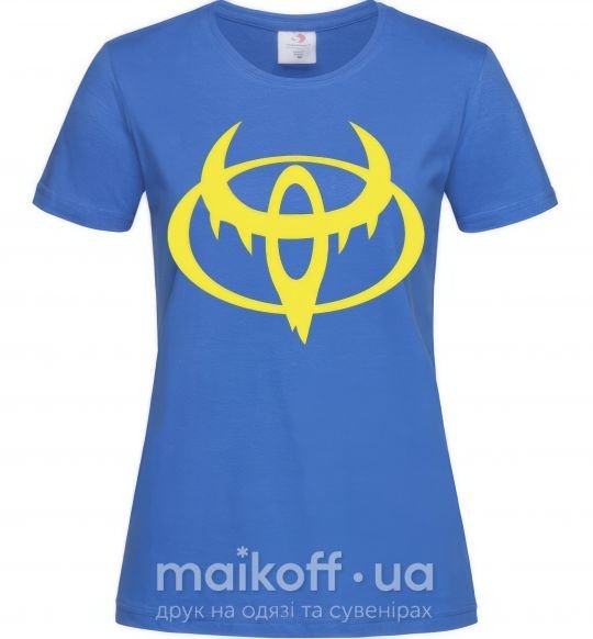 Жіноча футболка Evil toyota Яскраво-синій фото