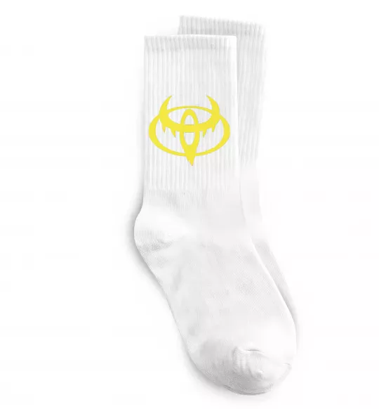 Носки Evil toyota Белый фото