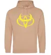 Женская толстовка (худи) Evil toyota Песочный фото