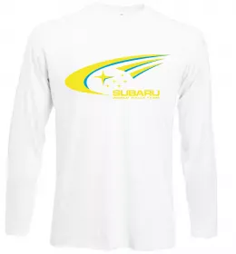 Лонгслив Subaru one love Белый фото