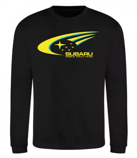 Світшот Subaru world rally team Чорний фото