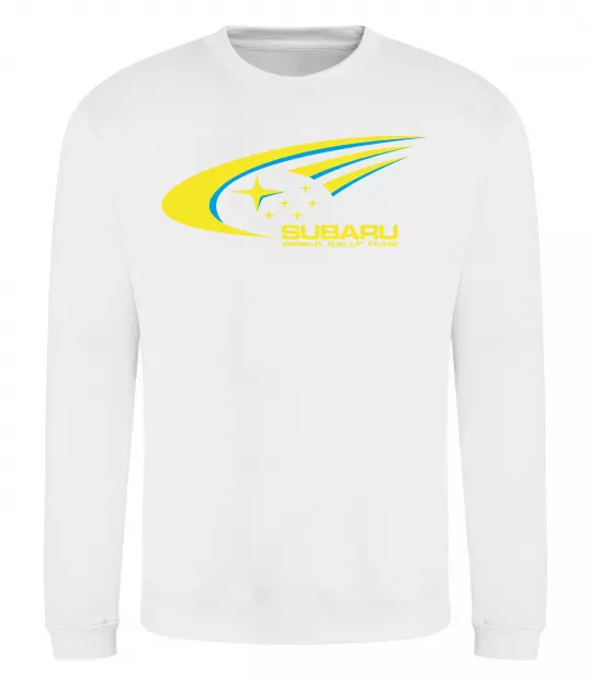 Світшот Subaru world rally team Білий фото