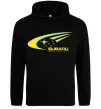 Чоловіча толстовка (худі) Subaru world rally team Чорний фото