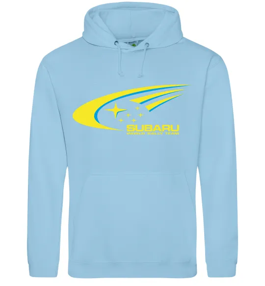Жіноча толстовка (худі) Subaru world rally team Блакитний фото