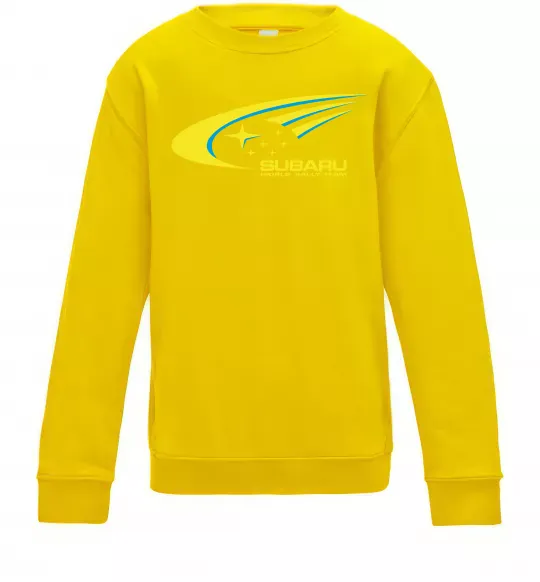 Дитячий світшот Subaru world rally team Сонячно жовтий фото