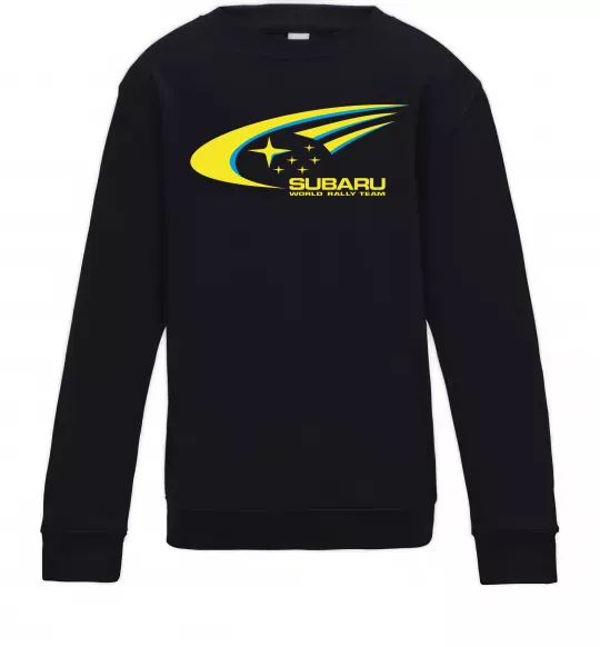 Дитячий світшот Subaru world rally team Чорний фото