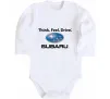 Дитячий бодік Think feel drive Subaru Білий фото