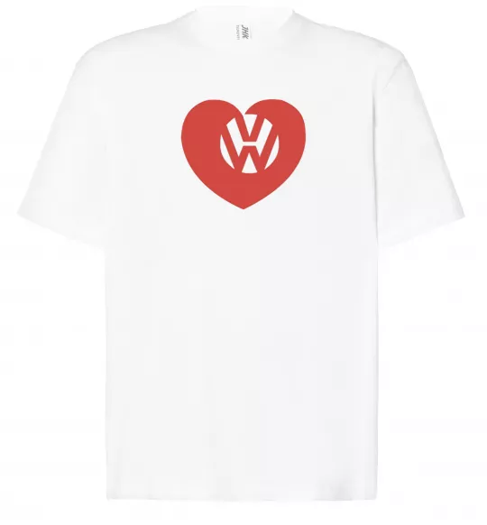 Футболка Оверсайз Love W Білий фото