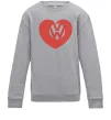 Дитячий світшот Love W Сірий меланж фото
