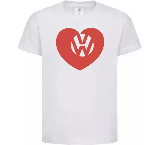 Детская футболка Love W Белый фото