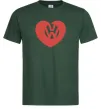 Мужская футболка Love W Темно-зеленый фото