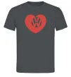 Мужская футболка Love W Графит фото