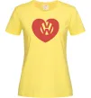 Женская футболка Love W Лимонный Женская футболка Love W Лимонный фото