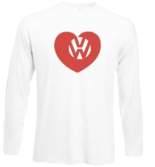 Лонгслив Love W Белый фото