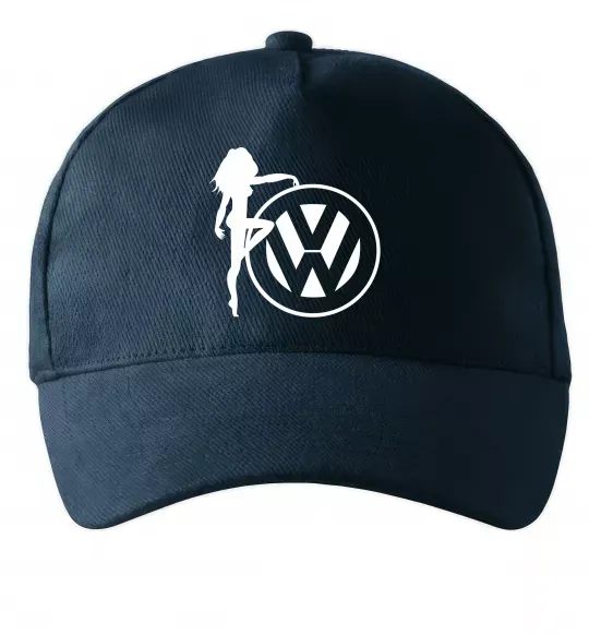 Кепка Girls love Volkswagen Темно-синій фото