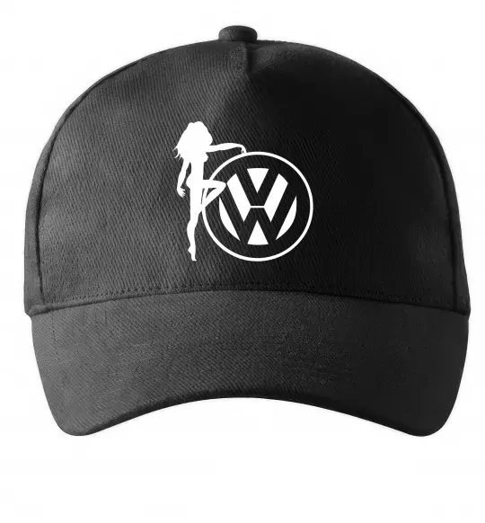 Кепка Girls love Volkswagen Чорний фото