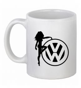 Чашка керамічна Girls love Volkswagen