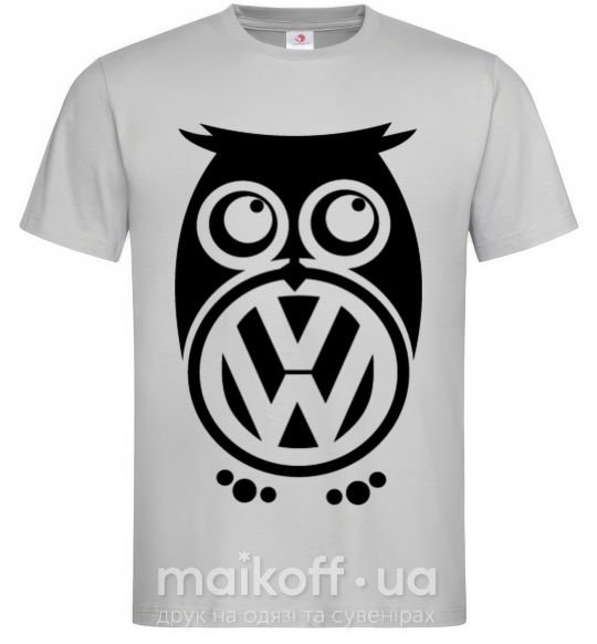 Мужская футболка Сова Volkswagen Серый фото