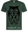 Чоловіча футболка Сова Volkswagen Темно-зелений фото