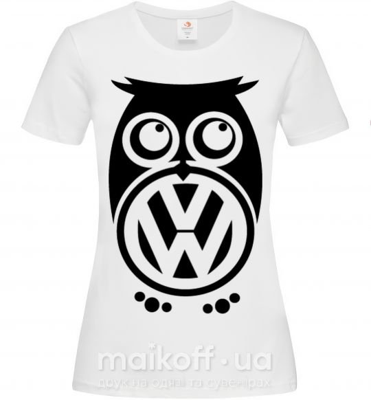 Жіноча футболка Сова Volkswagen Білий фото