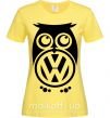 Жіноча футболка Сова Volkswagen Лимонний фото