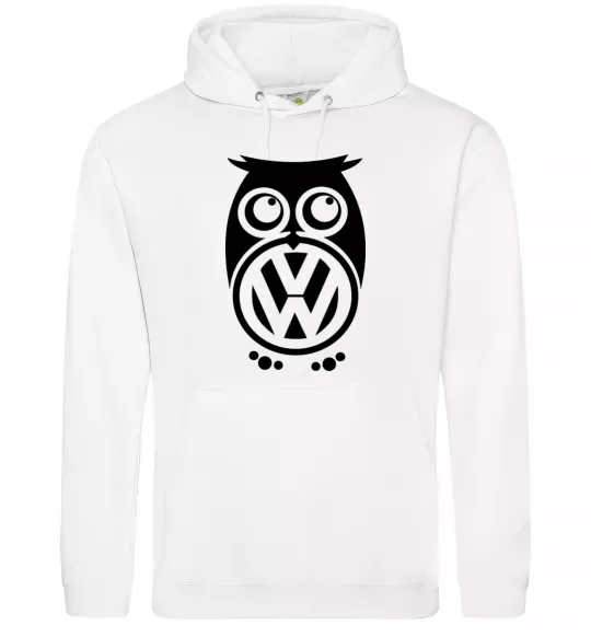 Чоловіча толстовка (худі) Сова Volkswagen Білий фото