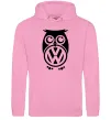 Женская толстовка (худи) Сова Volkswagen Розовый фото