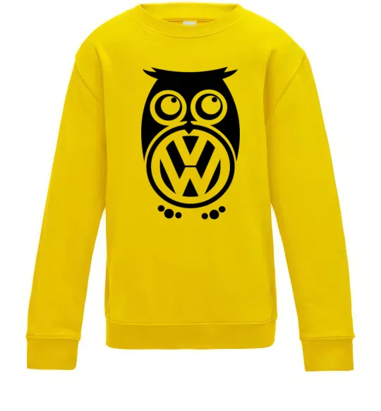Дитячий світшот Сова Volkswagen Сонячно жовтий фото