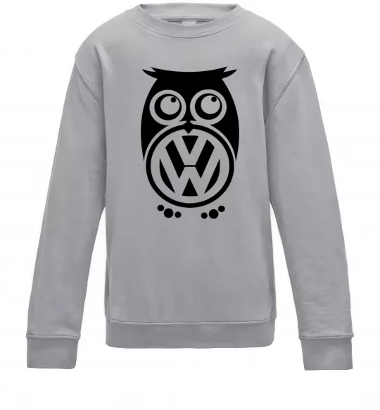 Дитячий світшот Сова Volkswagen Сірий меланж фото