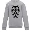 Дитячий світшот Сова Volkswagen Сірий меланж фото