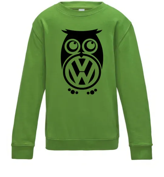 Дитячий світшот Сова Volkswagen Лаймовий фото