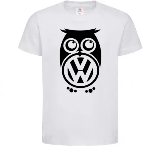 Дитяча футболка Сова Volkswagen Білий фото