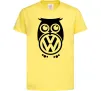 Дитяча футболка Сова Volkswagen Лимонний Дитяча футболка Сова Volkswagen Лимонний фото