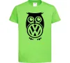 Дитяча футболка Сова Volkswagen Лаймовий Дитяча футболка Сова Volkswagen Лаймовий фото