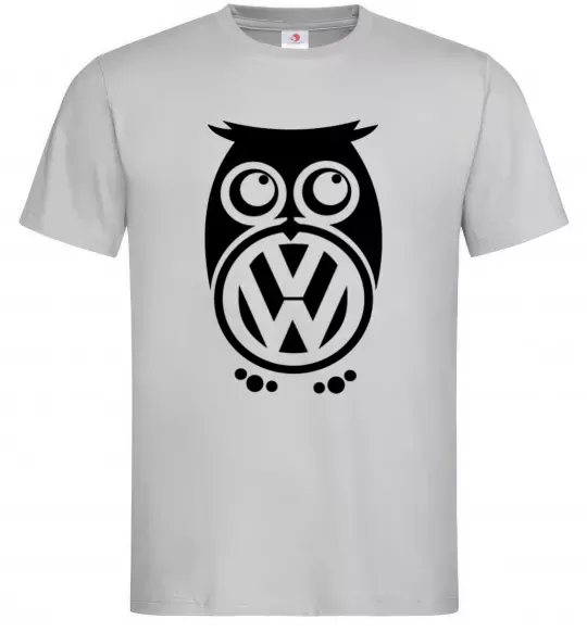 Чоловіча футболка Сова Volkswagen Сірий фото
