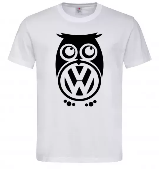 Чоловіча футболка Сова Volkswagen Білий фото