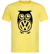 Чоловіча футболка Сова Volkswagen Лимонний фото