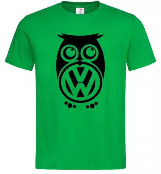 Чоловіча футболка Сова Volkswagen Зелений фото