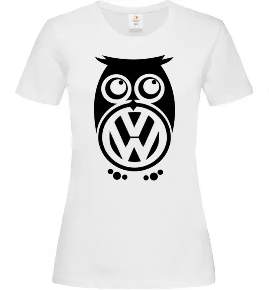 Жіноча футболка Сова Volkswagen Білий фото