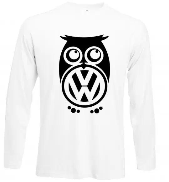 Лонгслив Сова Volkswagen Белый фото
