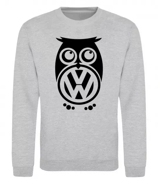 Світшот Сова Volkswagen Сірий меланж фото
