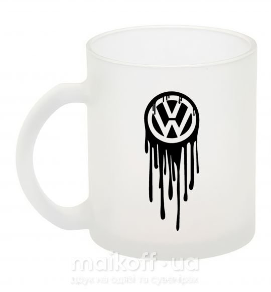 Чашка стеклянная Volkswagen клякса Фроузен фото