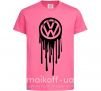 Детская футболка Volkswagen клякса Ярко-розовый фото